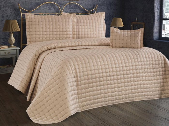 L'essentiel linge de maison Yıldız - Cappucino Juego de Colcha Doble L'essentiel linge de maison Yıldız - Cappucino Juego de Colcha Doble